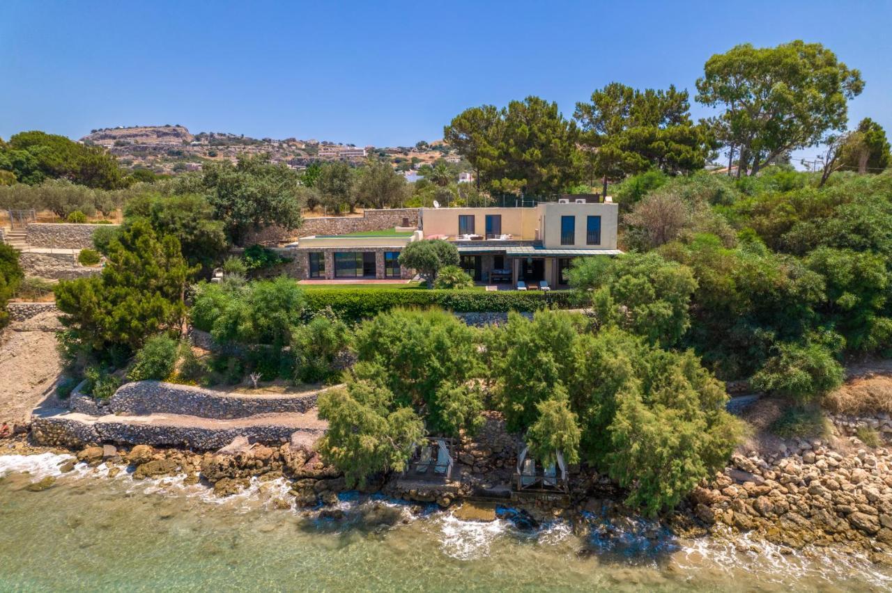 Aquavisionaire Beach Front Villa Líndos Exteriér fotografie